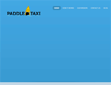 Tablet Screenshot of paddletaxi.org